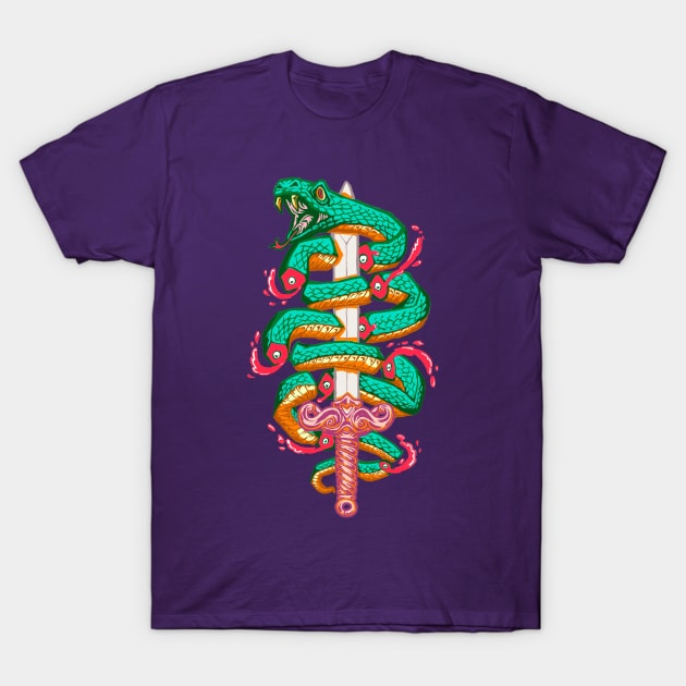 Snake killer T-Shirt by Villainmazk